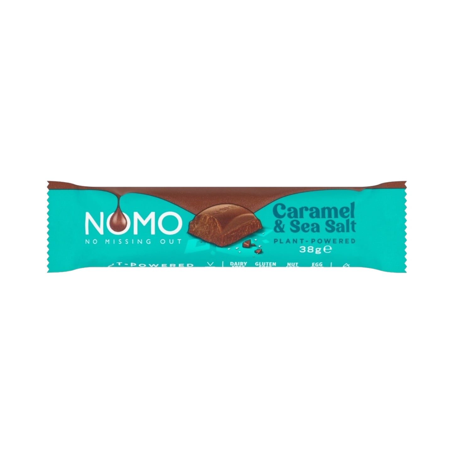 Nomo Caramel and Sea Salt Chocolate Bar - 38g