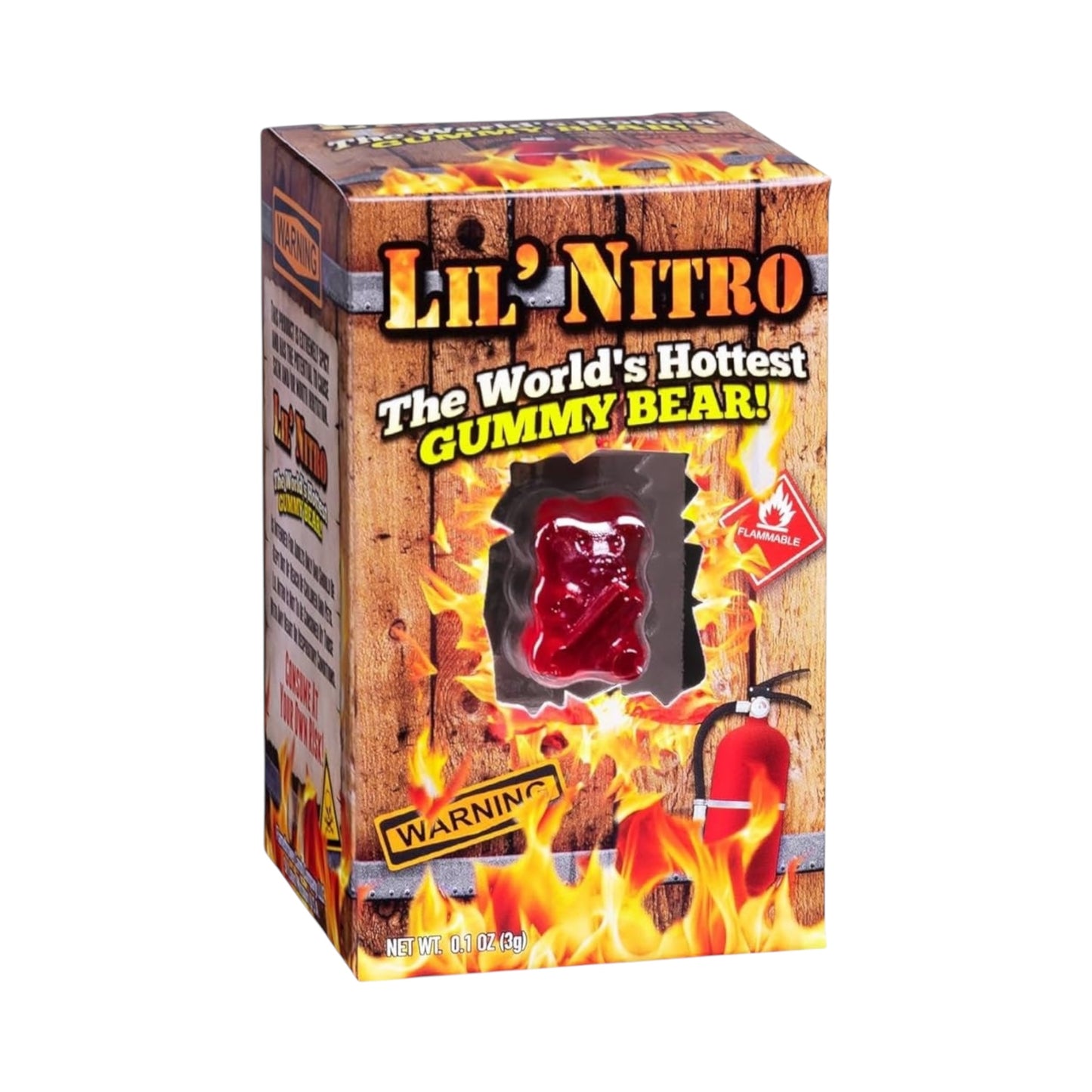 Flamethrower Candy's Lil' Nitro Gummy Bear - 0.1oz (3g)