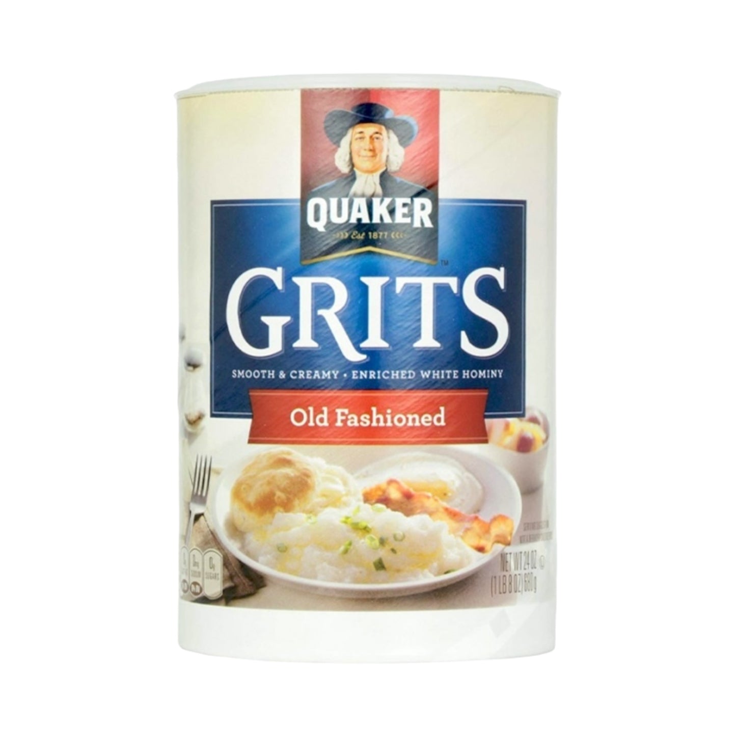 Quaker Old Fashioned Grits - 24oz (680g)
