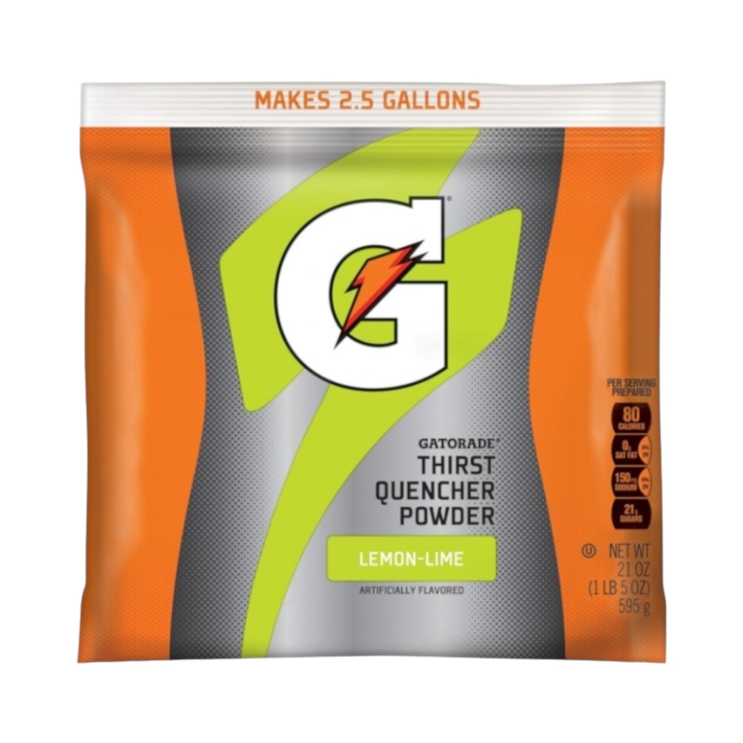 Gatorade - Thirst Quencher Lemon-Lime Instant Powder Mix - 21oz (595g)