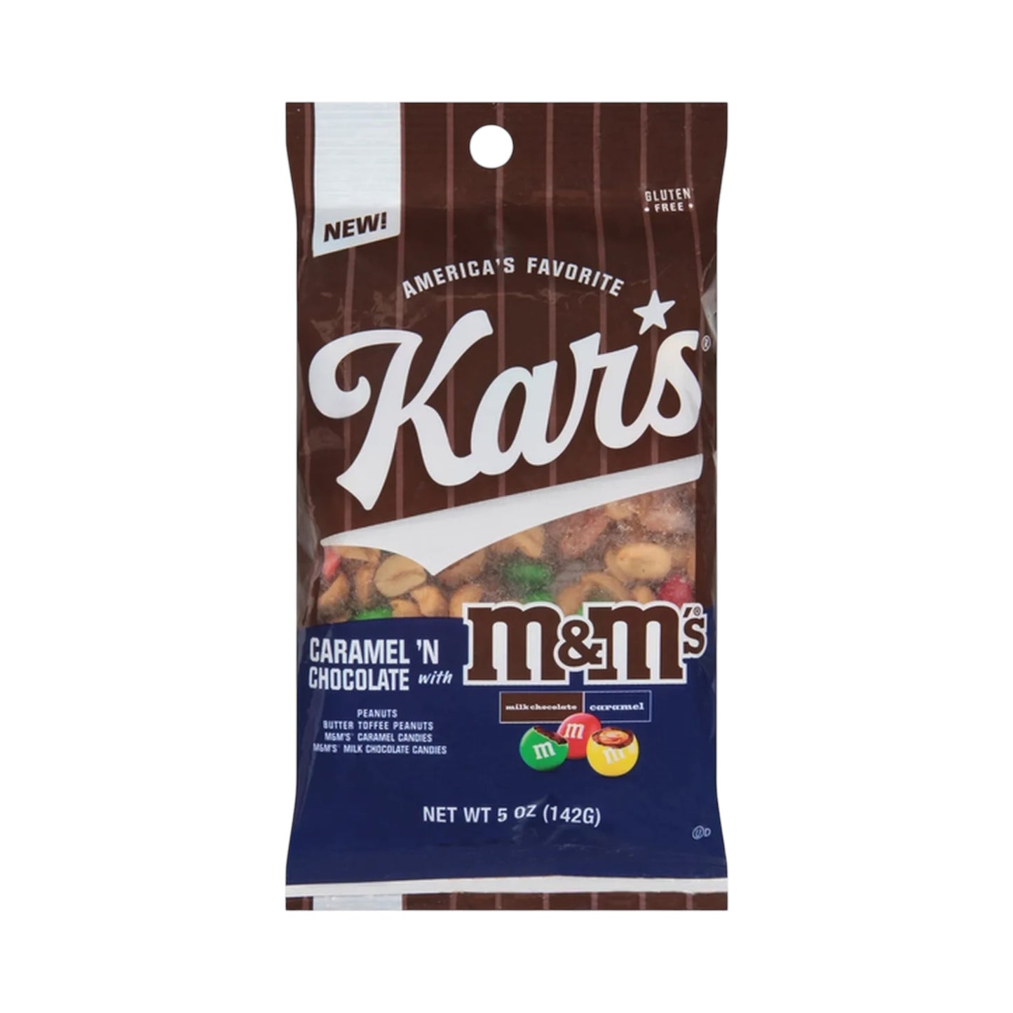Kar's Nuts Chocolate N Caramel with M&M's - 5oz (142g)