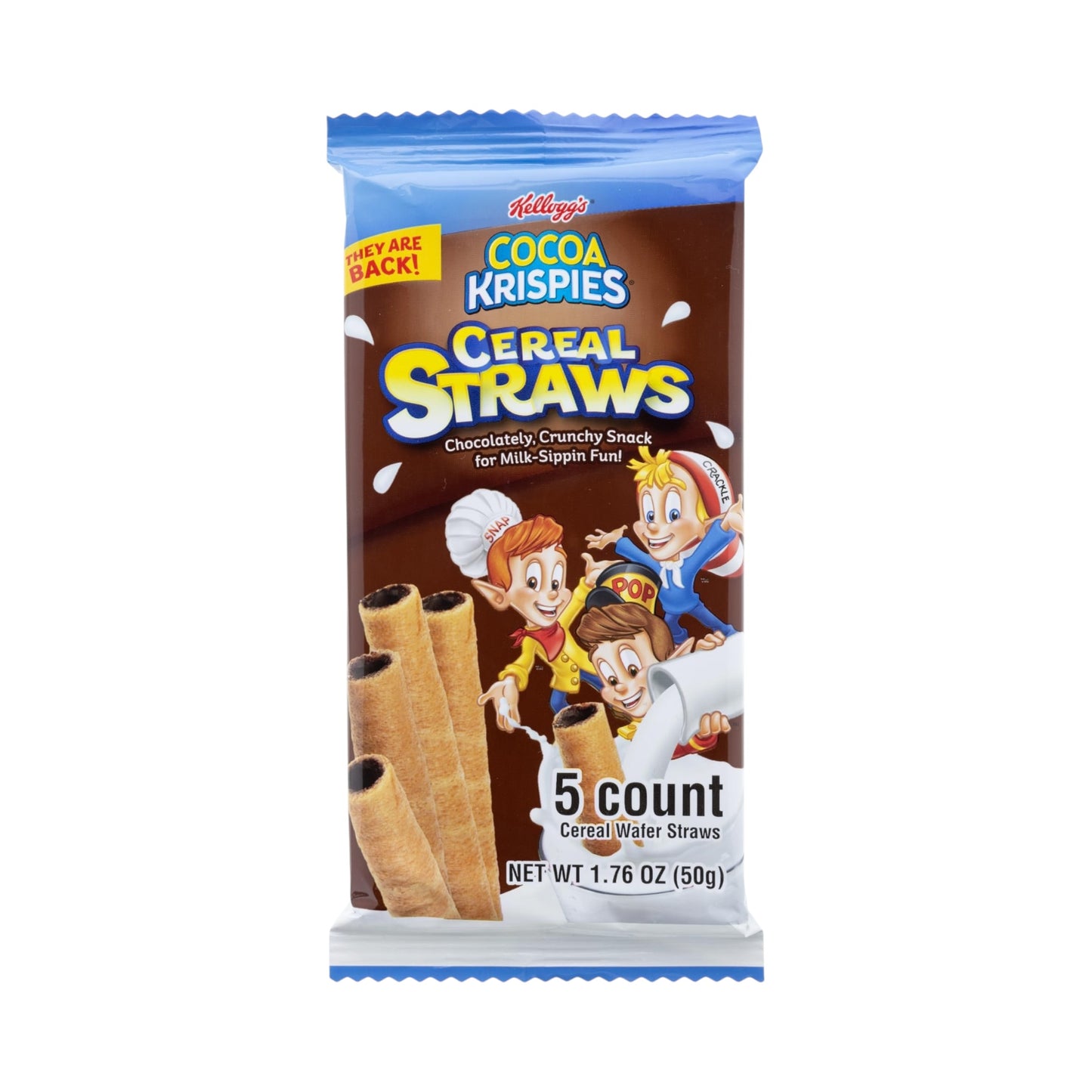 Cocoa Krispies Cereal Straws - 1.76oz (49.8g)