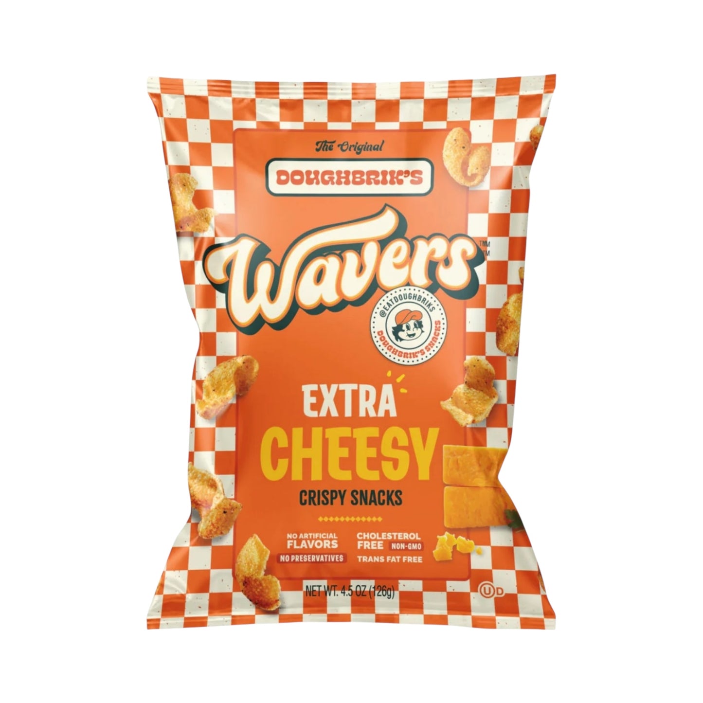 Doughbrik's Wavers Extra Cheesy - 4.5oz (126g)