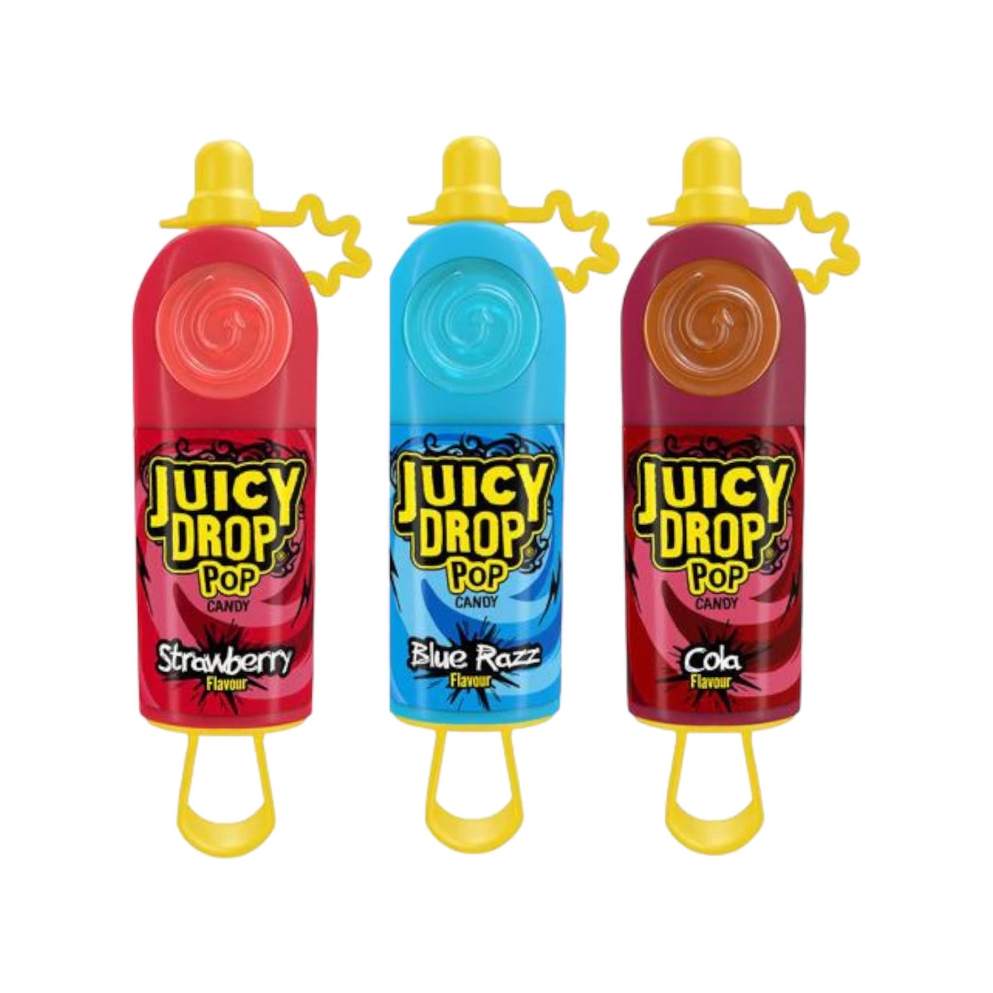 Bazooka Juicy Drop Pop Lollipop with Sour Gel - 26g