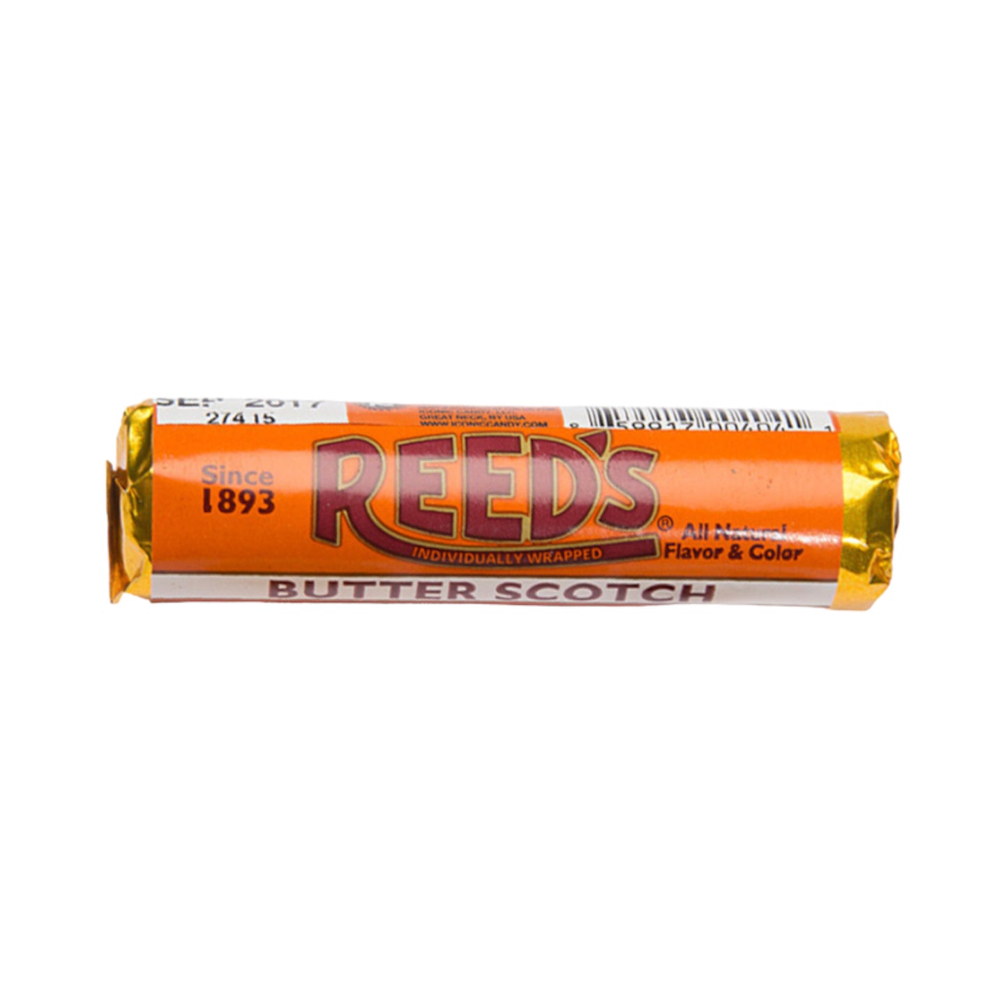 Reed's Butterscotch Flavored Hard Candy Roll 1.01oz (29g)