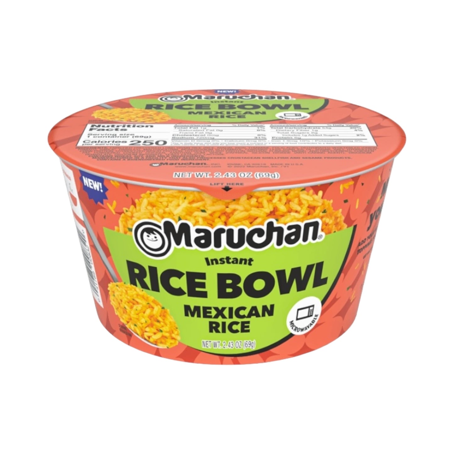 Maruchan Bowl Instant Rice Mexican - 4.02oz (114g)