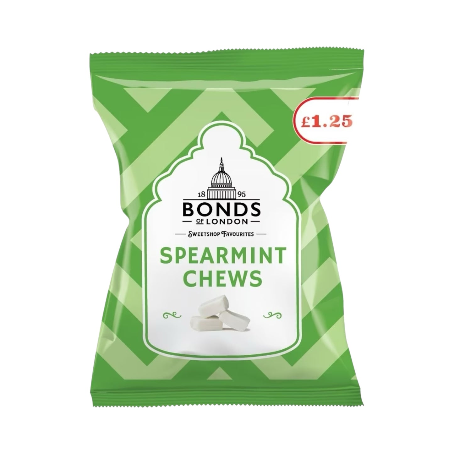 Bonds Spearmint Chews - 120g (PMP £1.25)