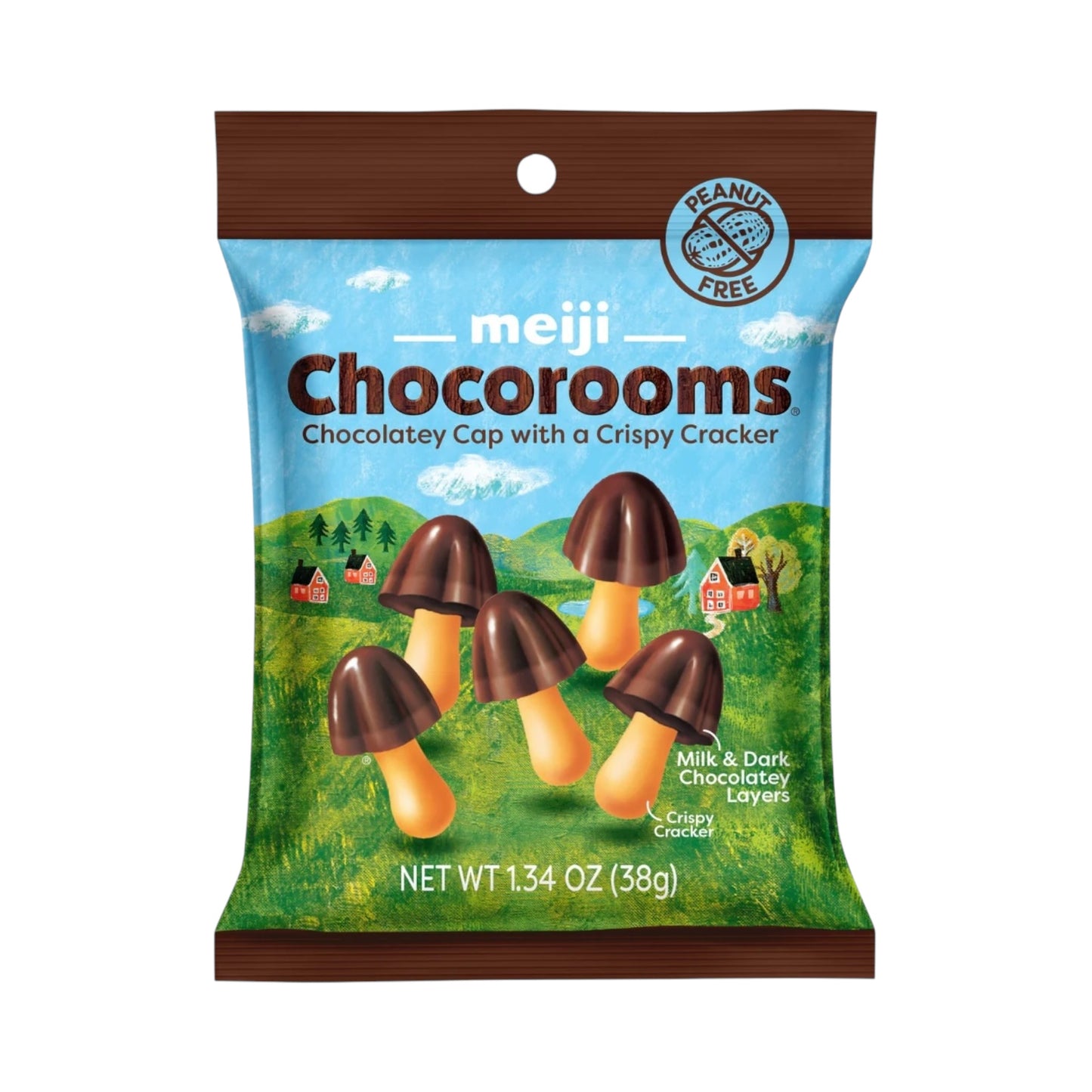 Meiji Chocorooms - 1.34oz (38g)