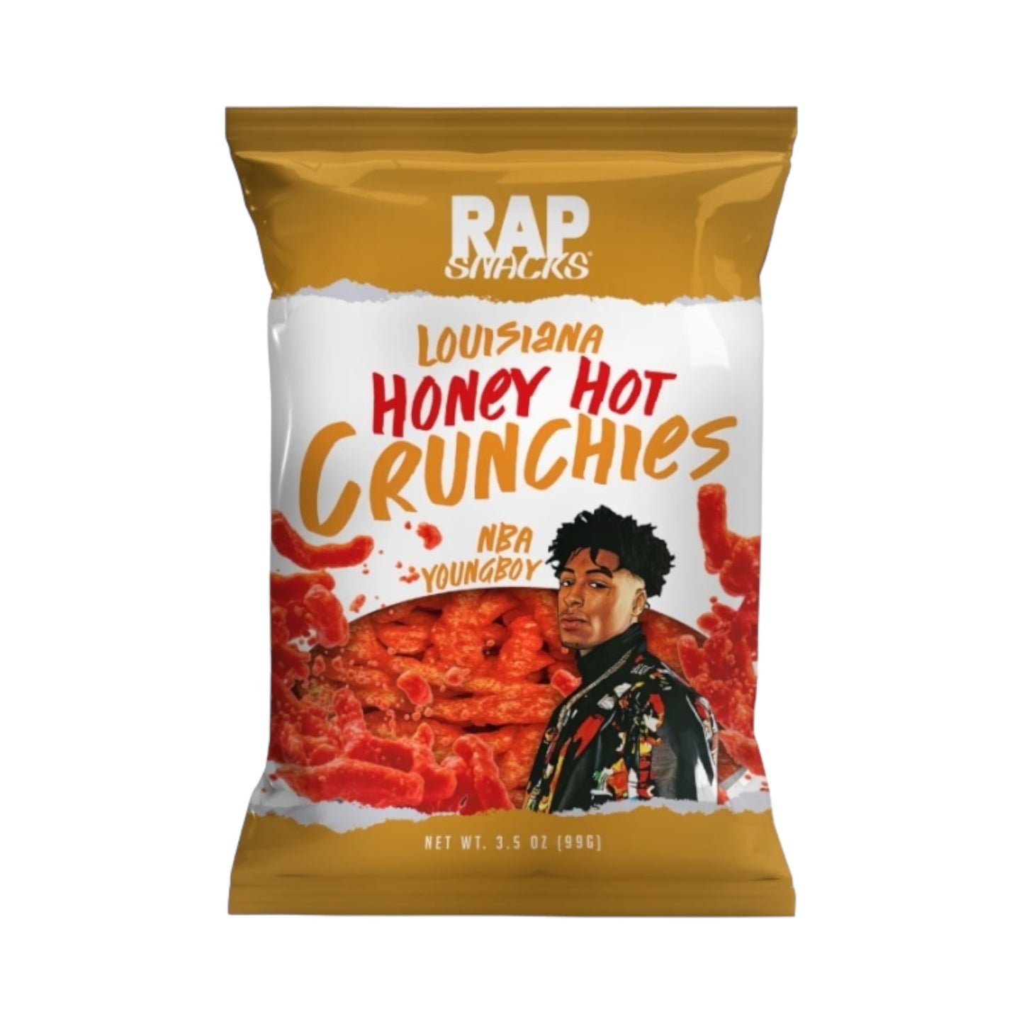 Rap Snacks NBA YoungBoy Honey Hot Crunchies - 3.5oz (99g)