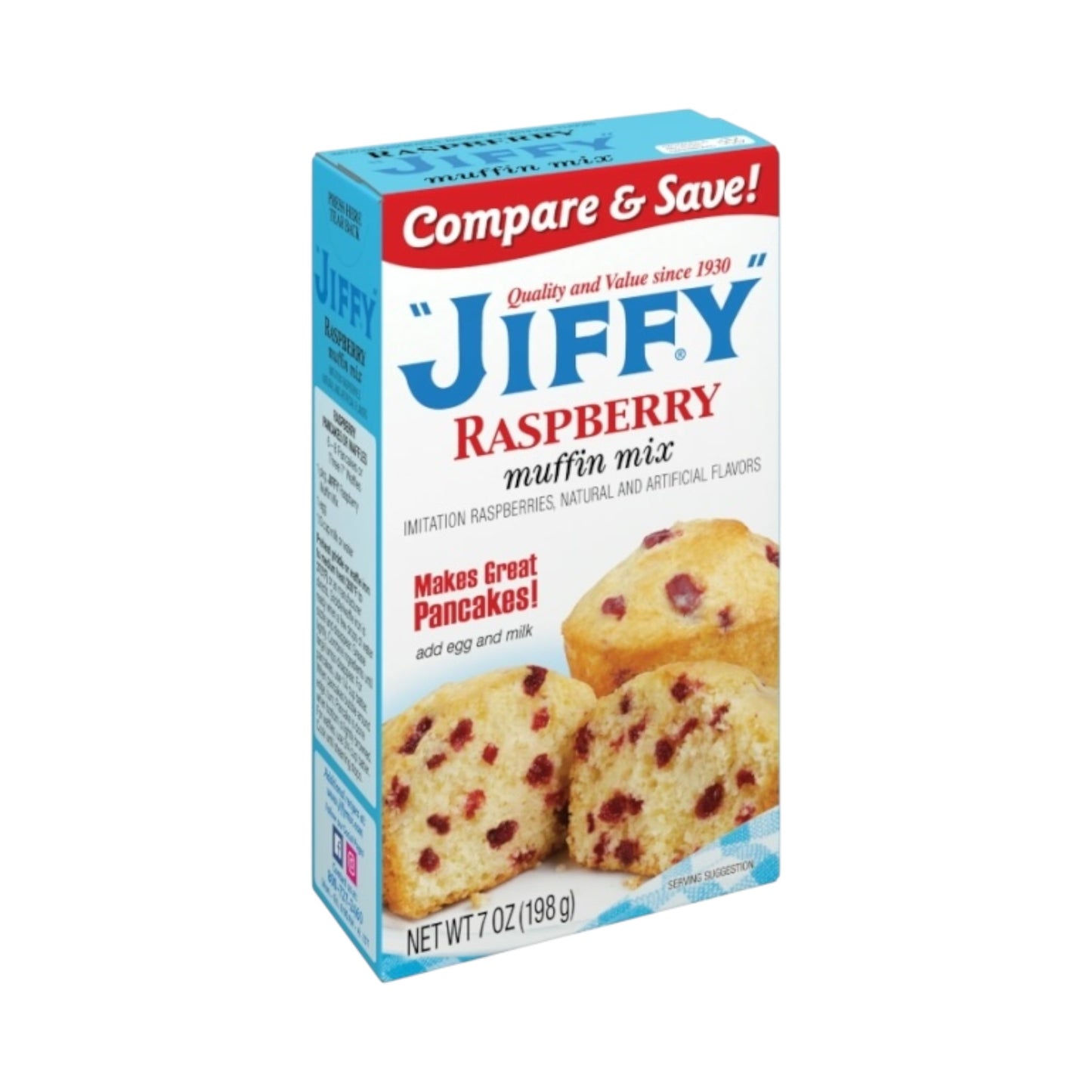 Jiffy Raspberry Muffin Mix - 7oz (198g)