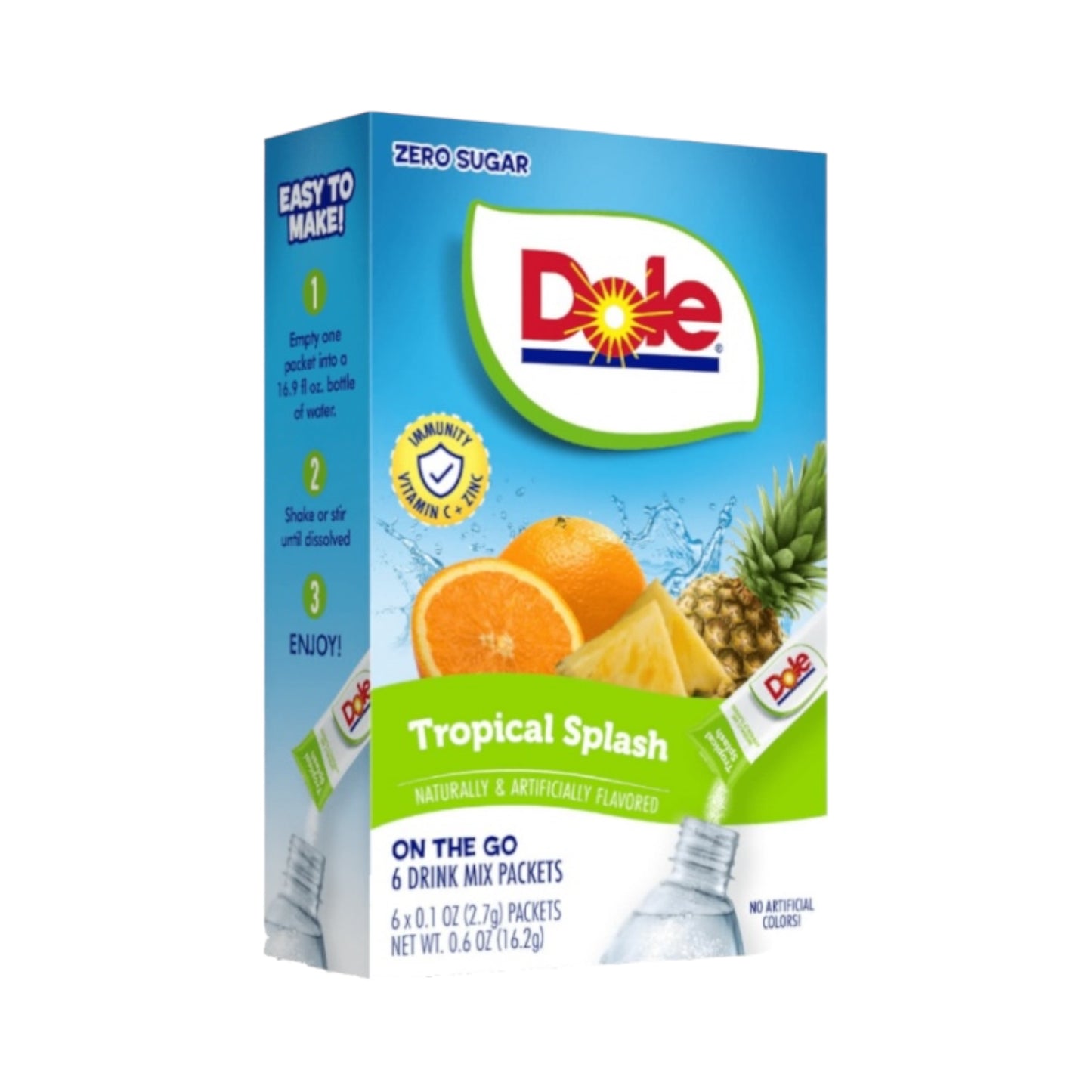 Dole Singles To Go Tropical Splash - 0.6oz 16.2g
