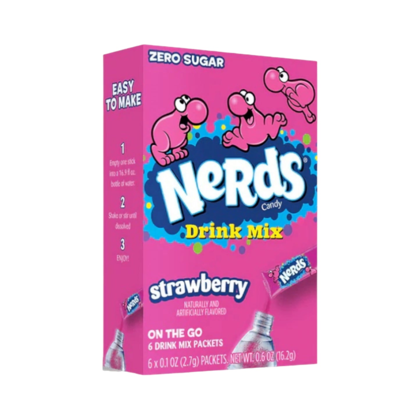 Nerds - Singles To Go Strawberry - 6 Pack - 0.6 (16.2g)