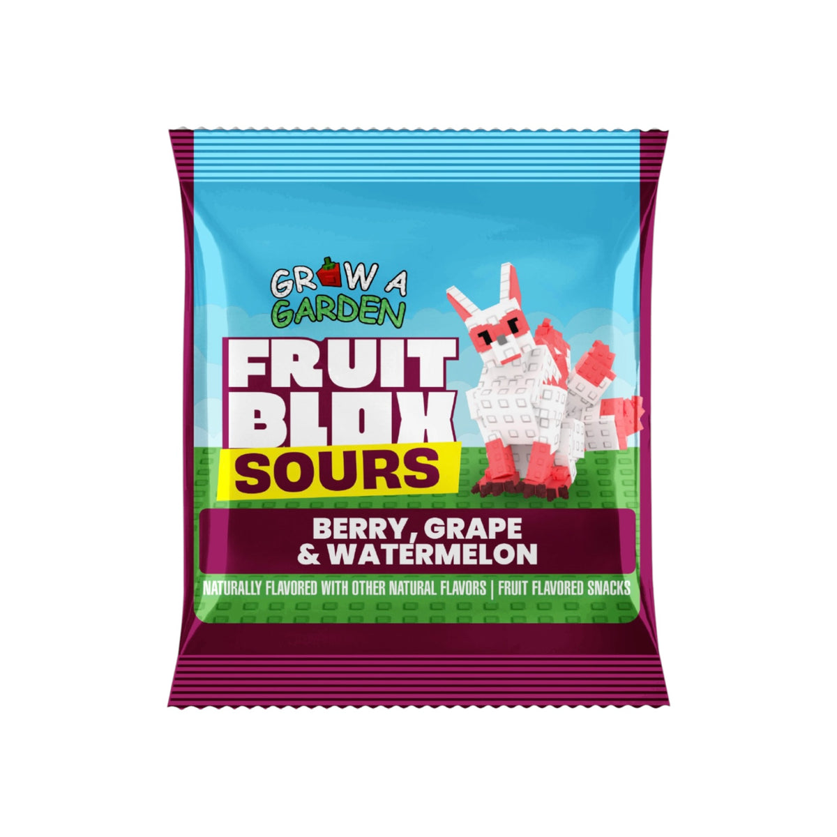 FruitBlox Unspeakable Sours Berry, Grape & Watermelon - 0.7oz (20g)