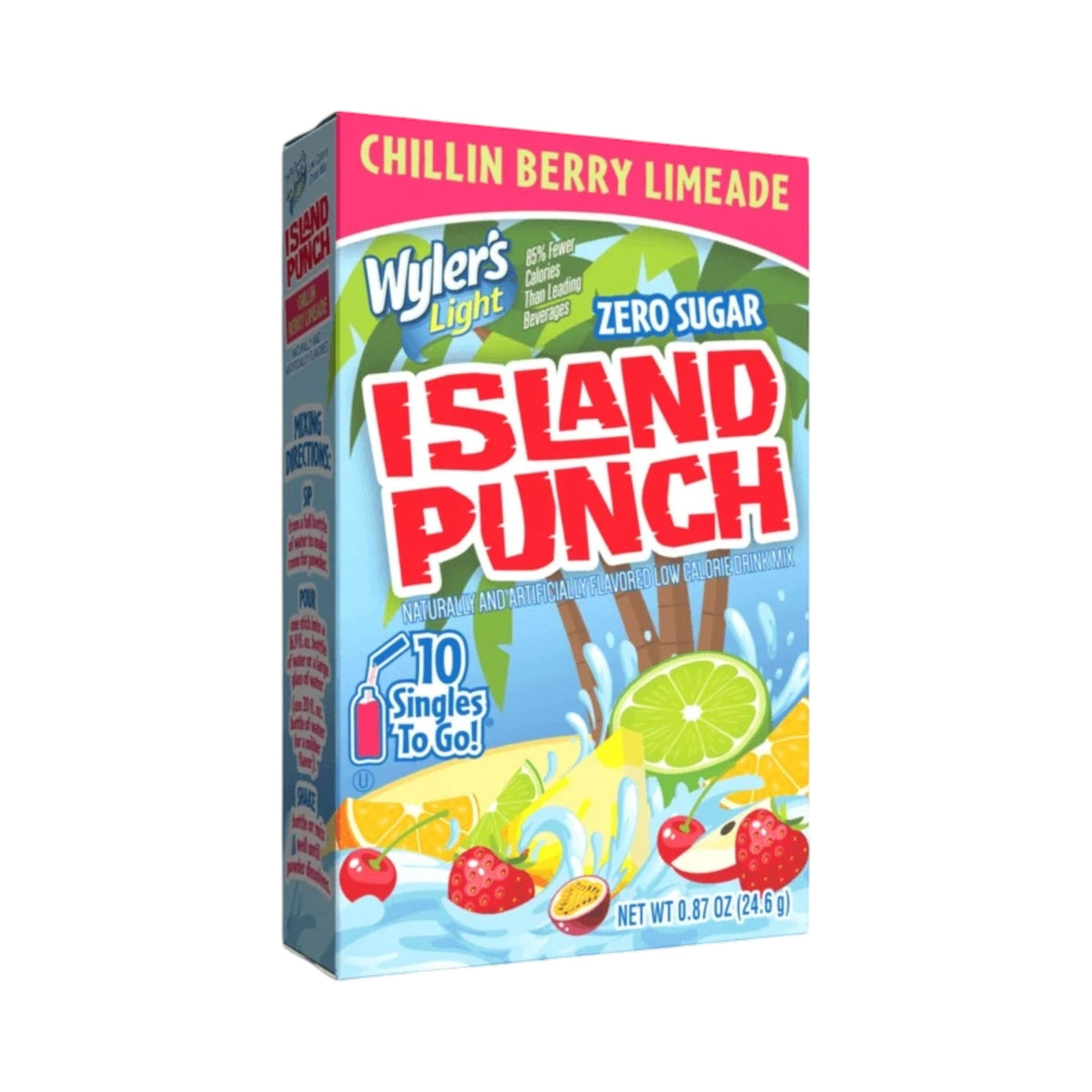 Wyler's Light Singles To Go Island Punch Chillin Berry Limeade 10-Pack - 0.87oz (24.6g)