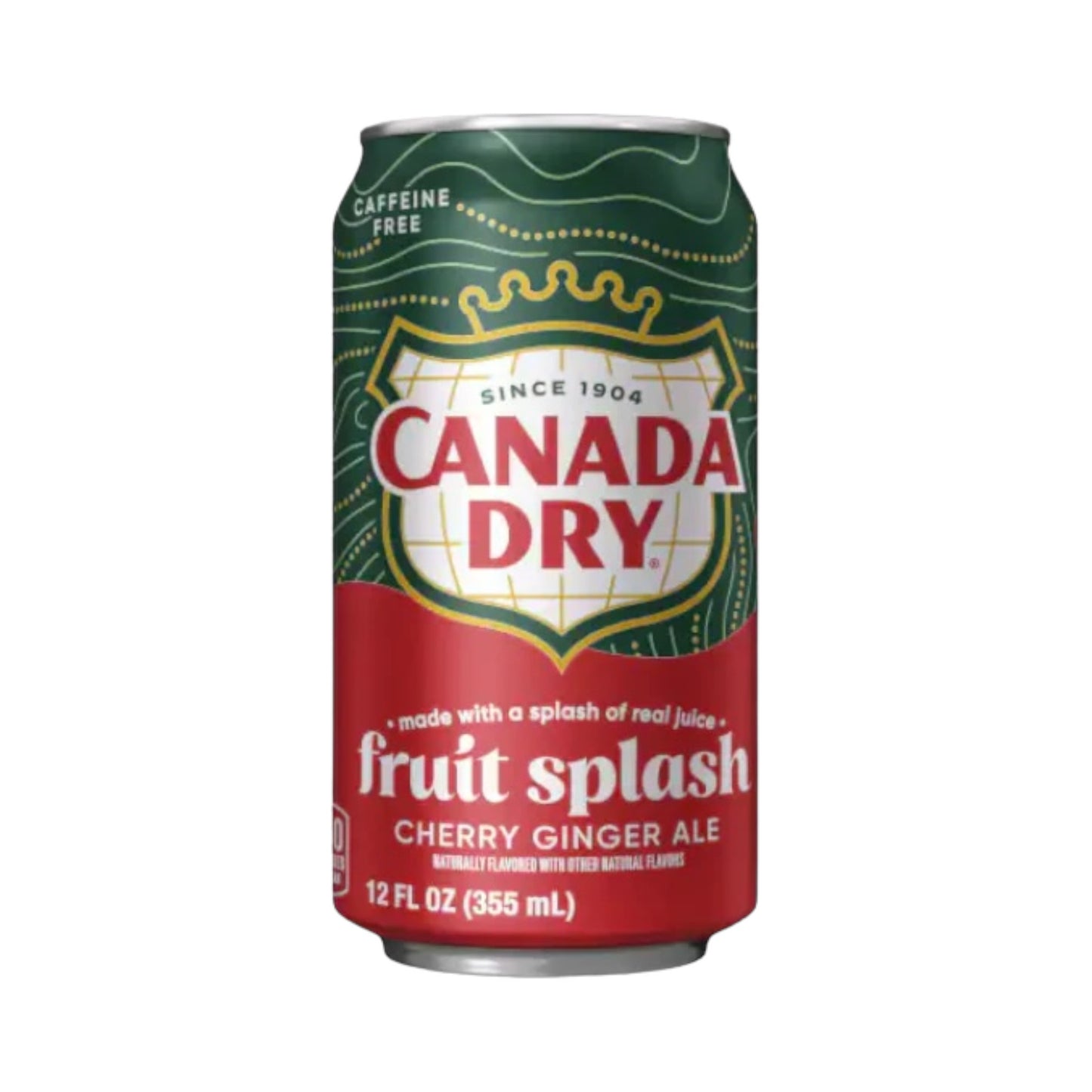 Canada Dry Fruit Splash Cherry Ginger Ale - 12fl.oz (355ml)