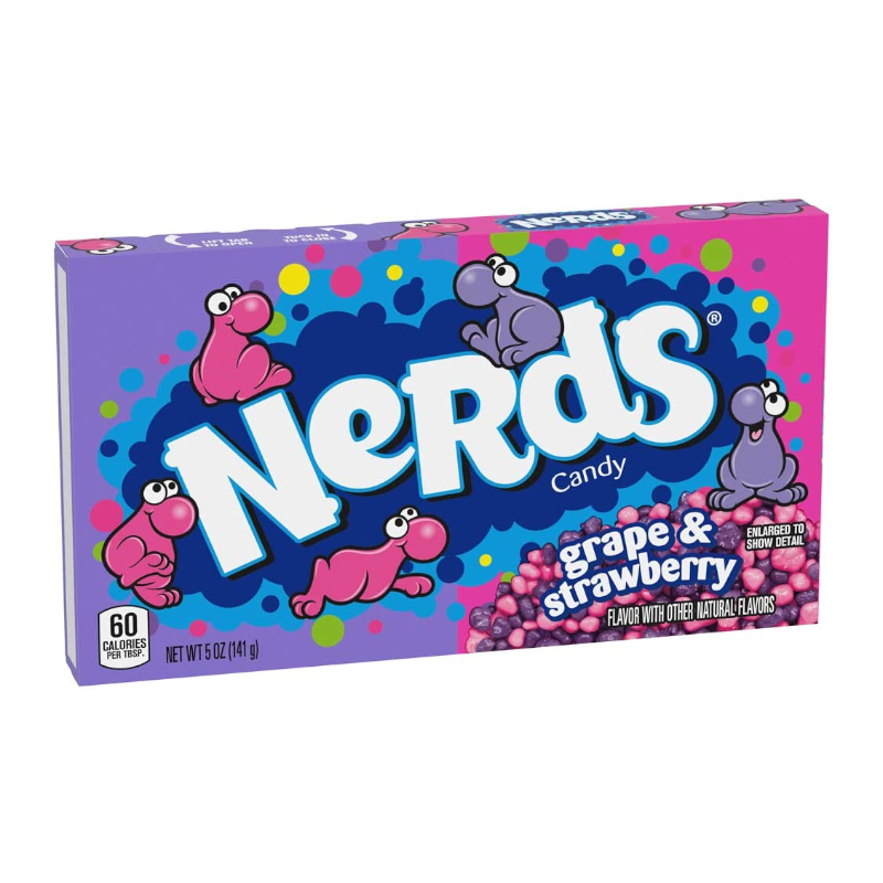 Nerds Grape & Strawberry - 5oz (141.7g) - Theatre Box