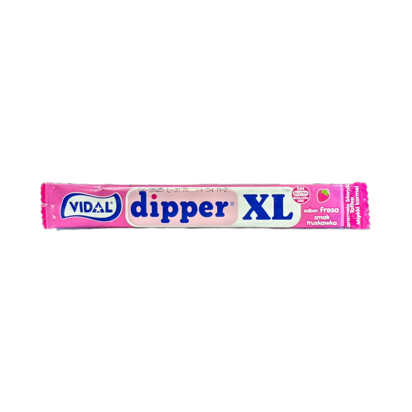 Vidal Dipper XL Strawberry Chew Bar - 10.5g