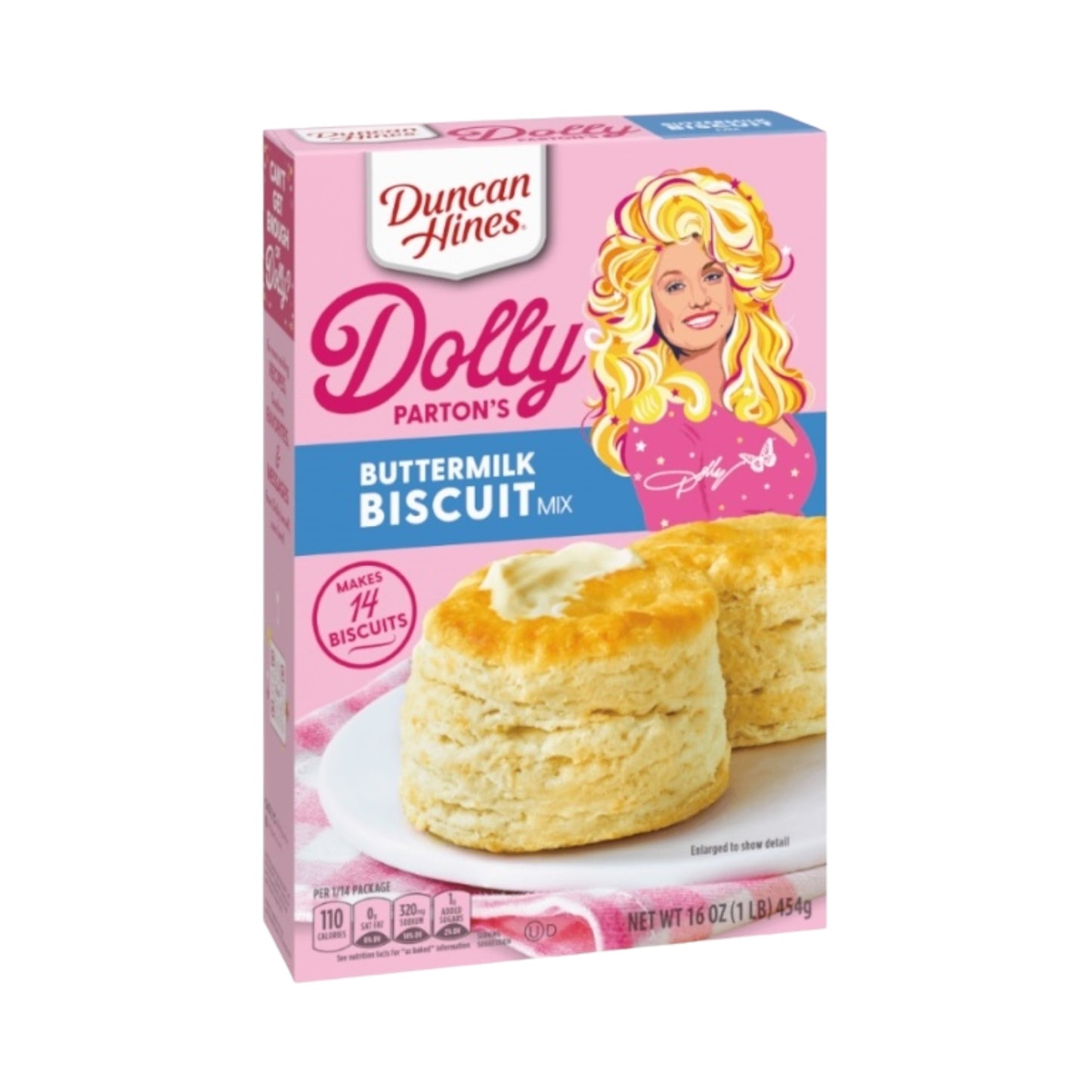 Duncan Hines Dolly Parton's Buttermilk Biscuit Mix - 16oz (454g)