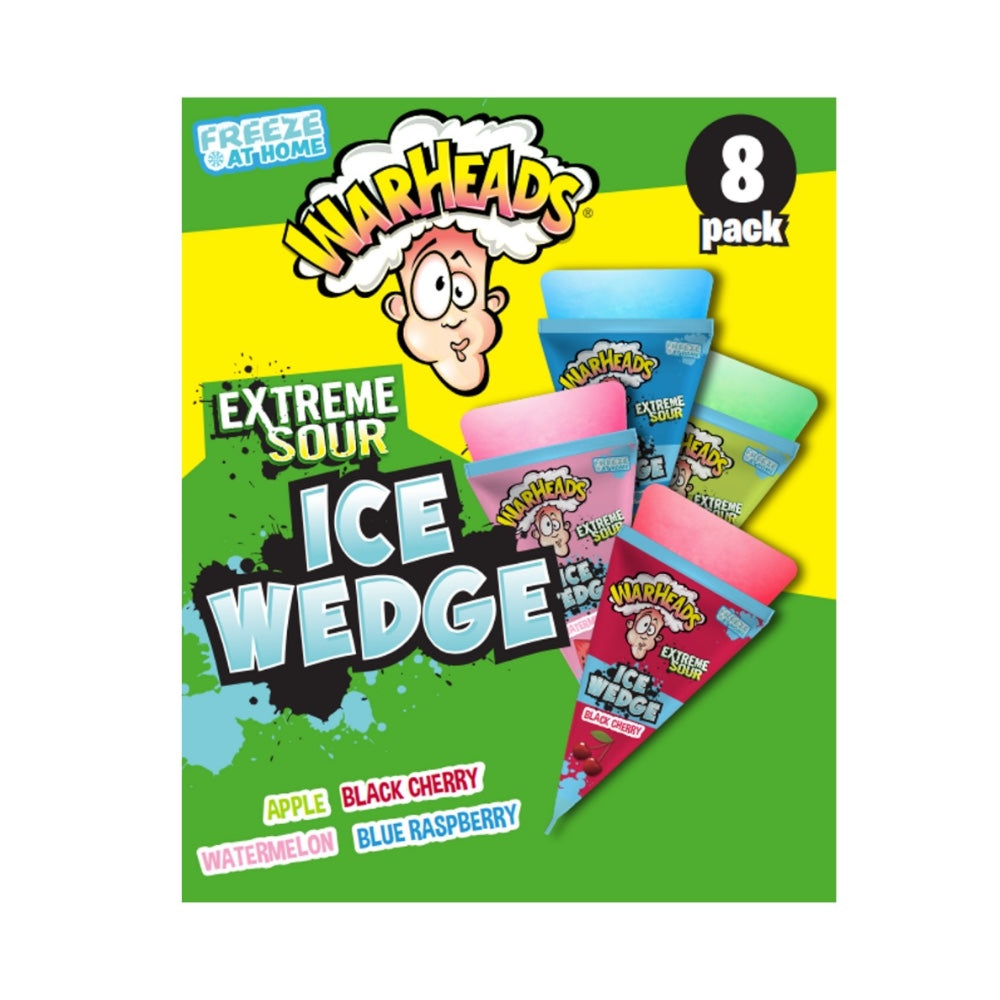 Warheads Extreme Sour Ice Wedge - 8 Pack 496ml