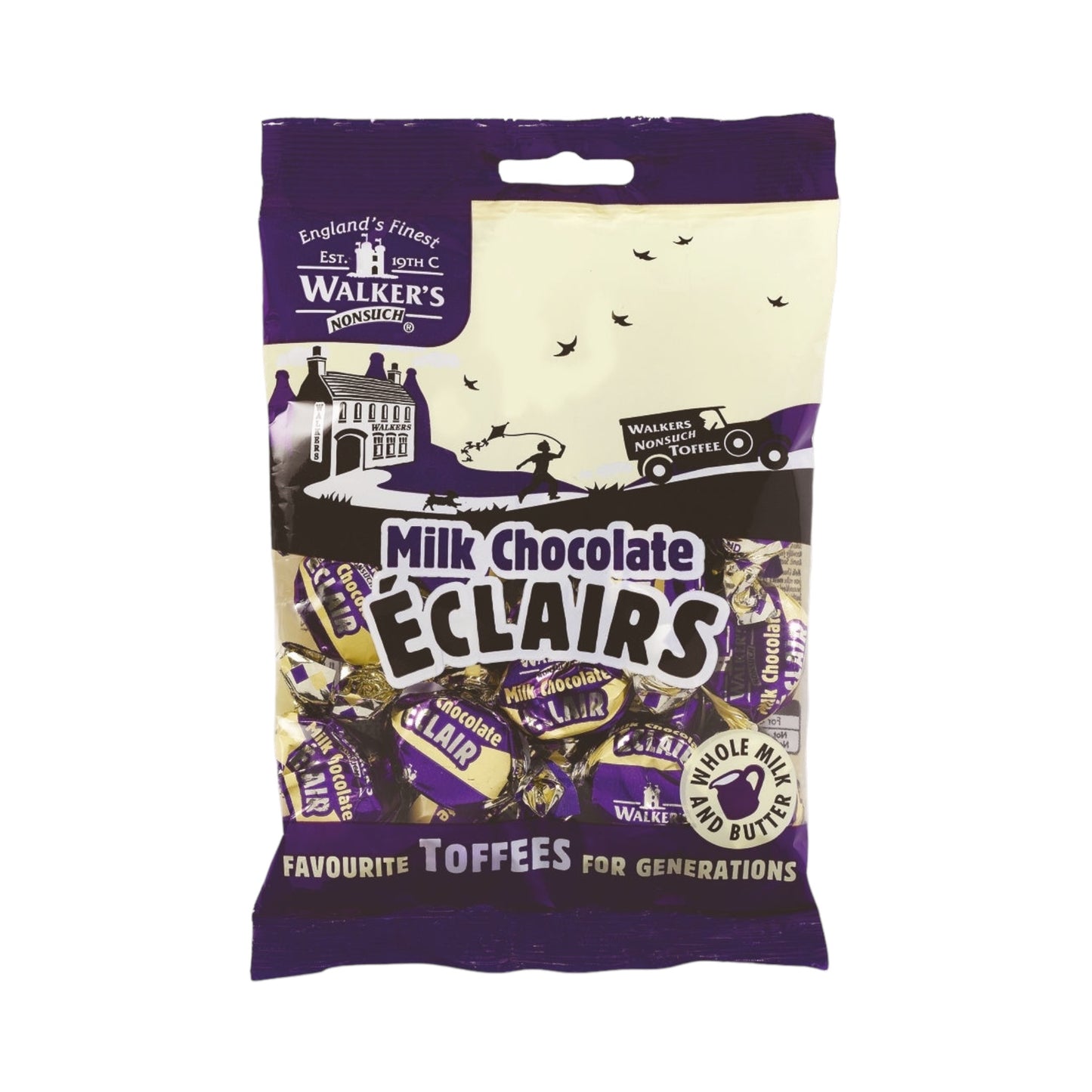 Walker's Nonsuch Milk Chocolate Eclairs - 150g