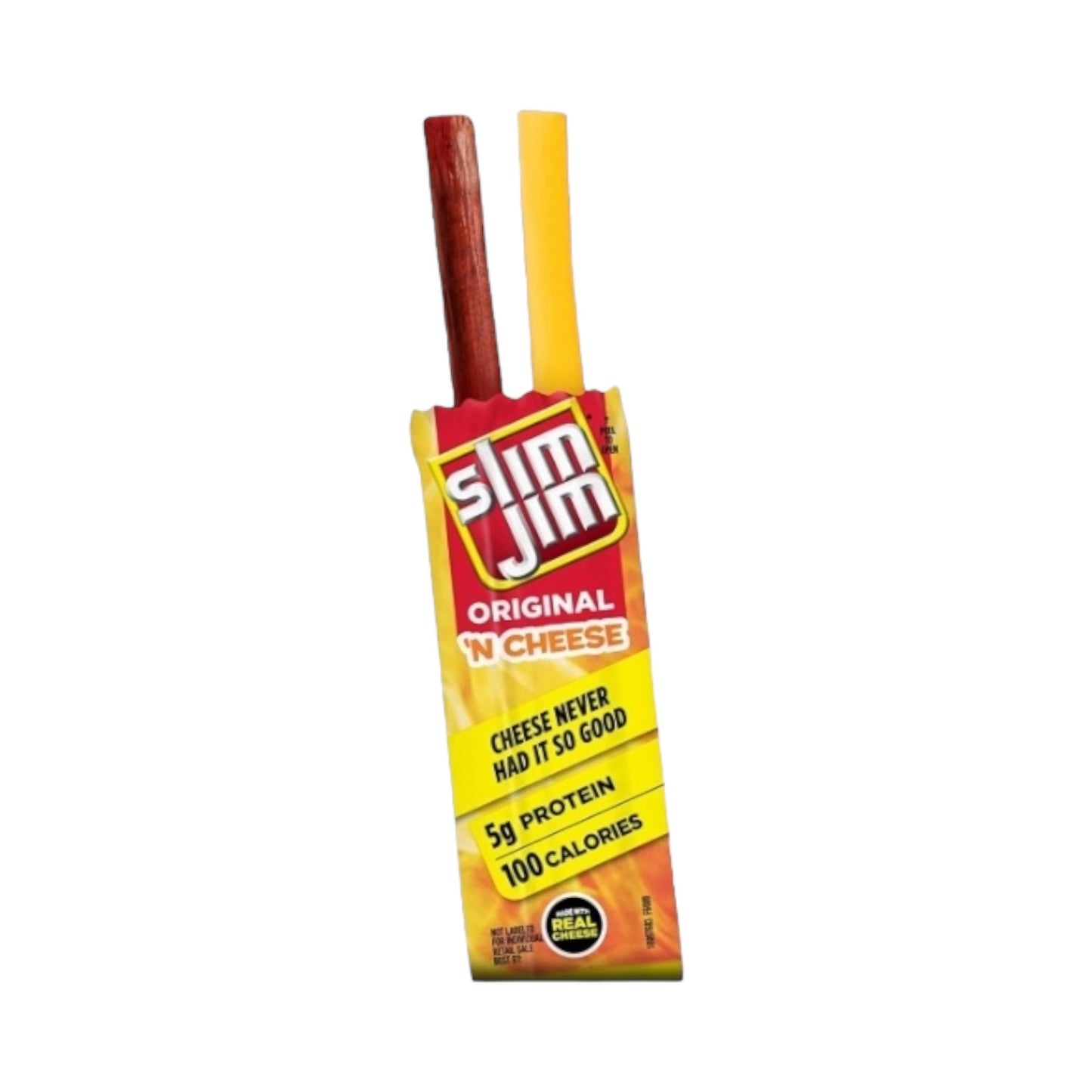 Slim Jim Original Meat Stick 'N Cheese - 0.9oz (25g)