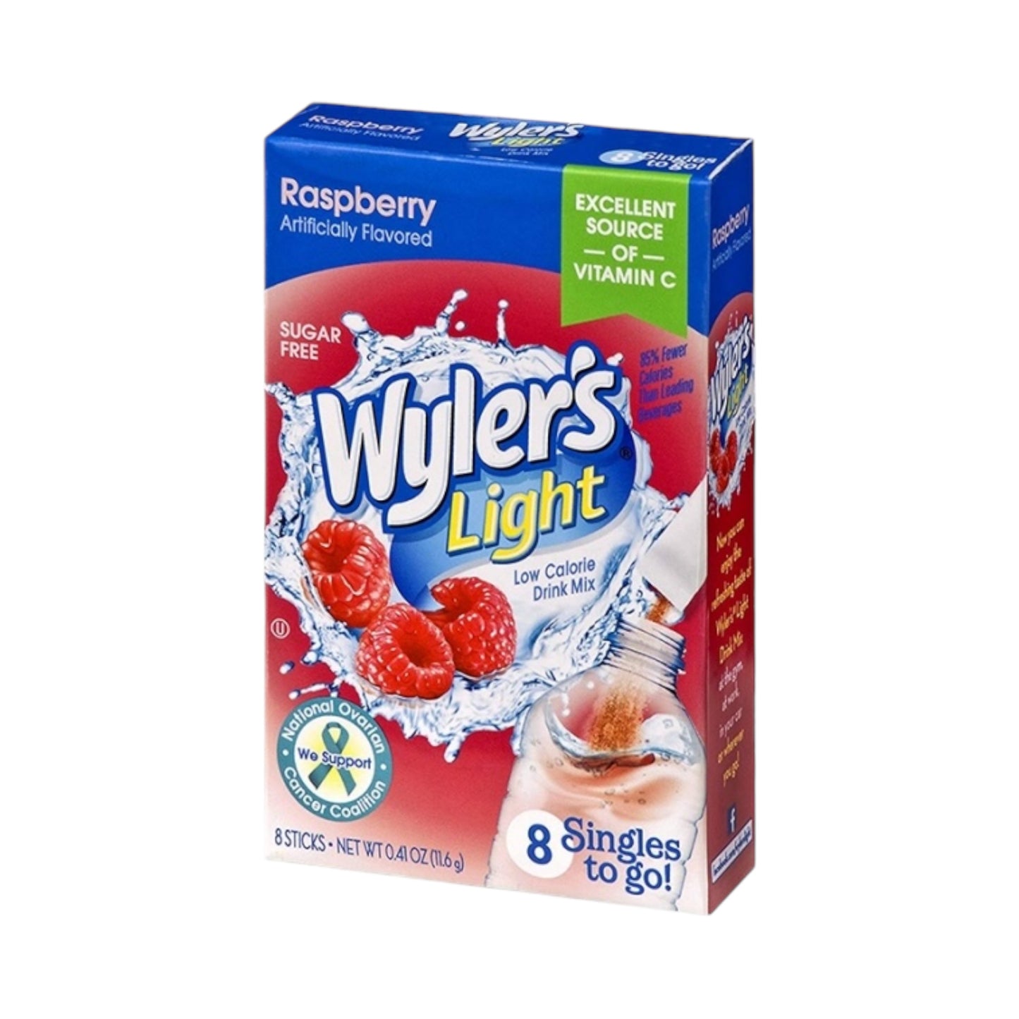 Wyler's Light Singles To Go Raspberry 8-Pack - 0.41oz (11.6g)