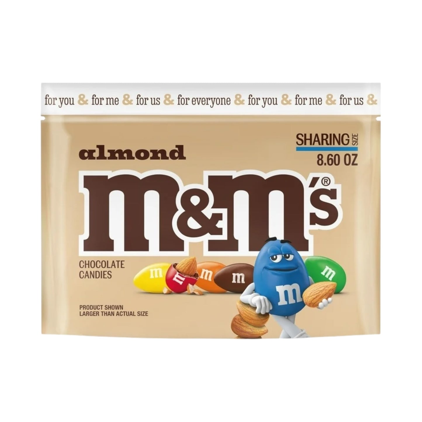 M&M’s Almond Stand Up Pouch - 8.6oz (243.8g)