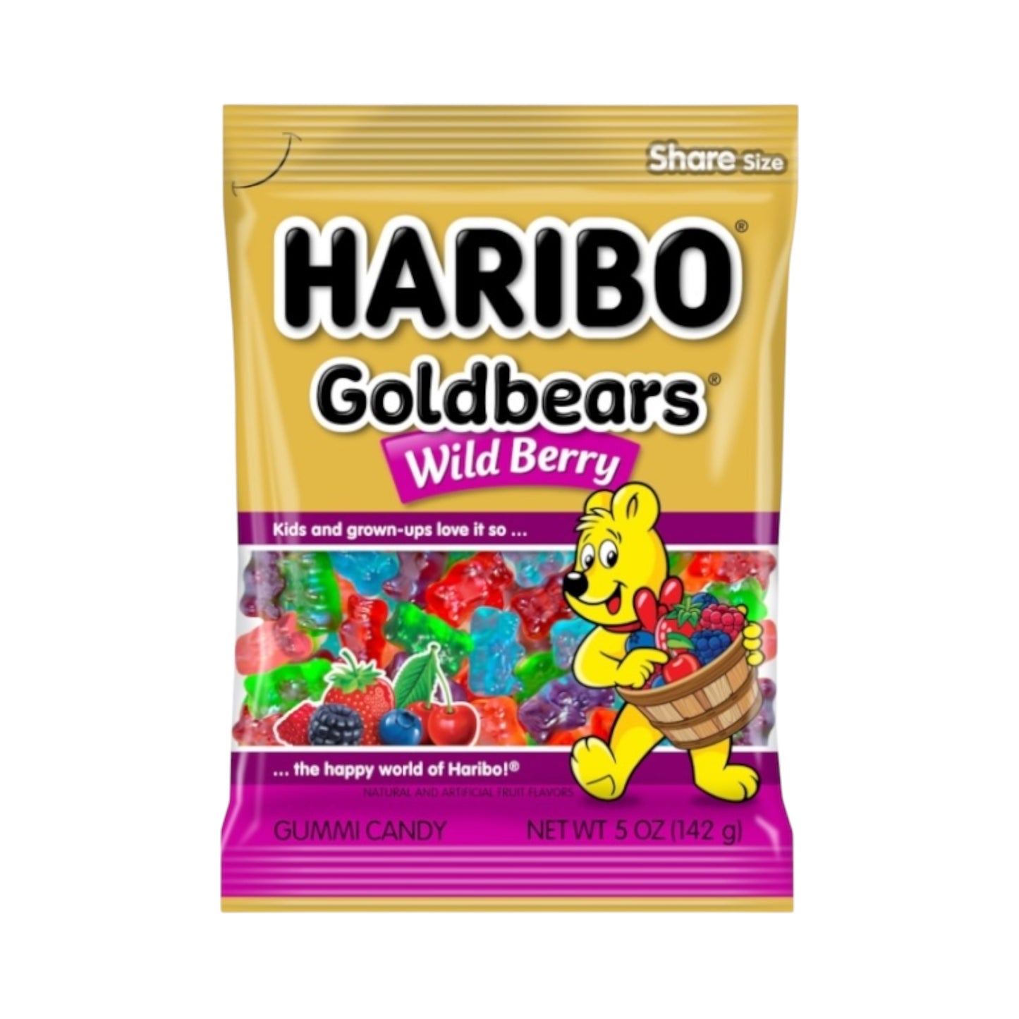 Haribo Gold Bears Wild Berry - 5oz (142g)
