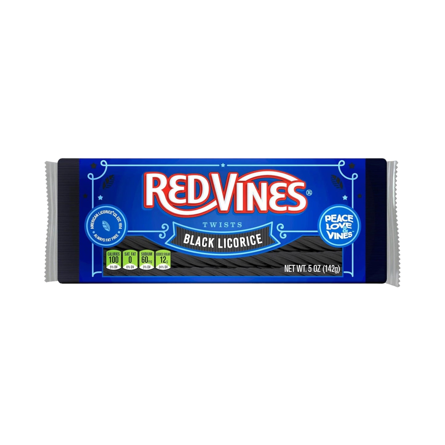 Red Vines Black Licorice Twists - 5oz (141g)