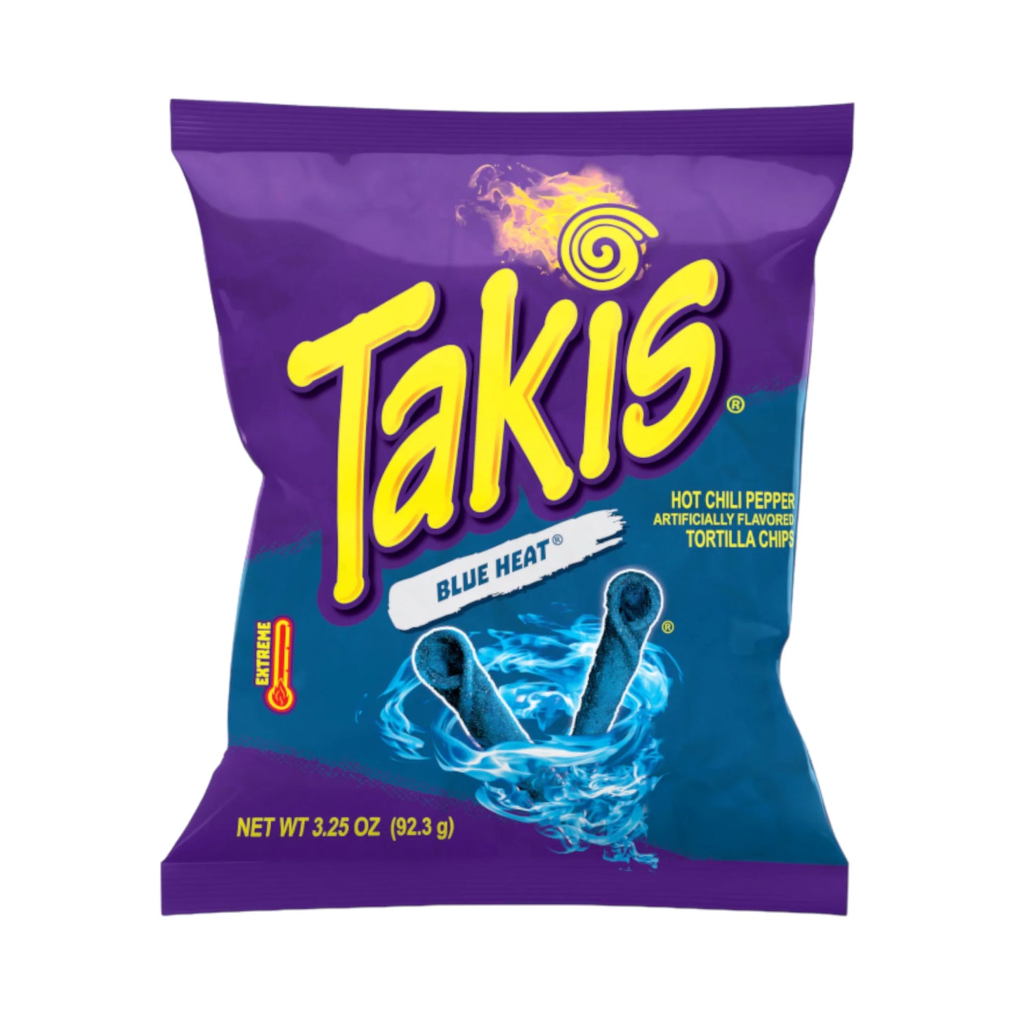Takis Blue Heat Rolled Tortilla Corn Chips - 3.25oz (92.3g)