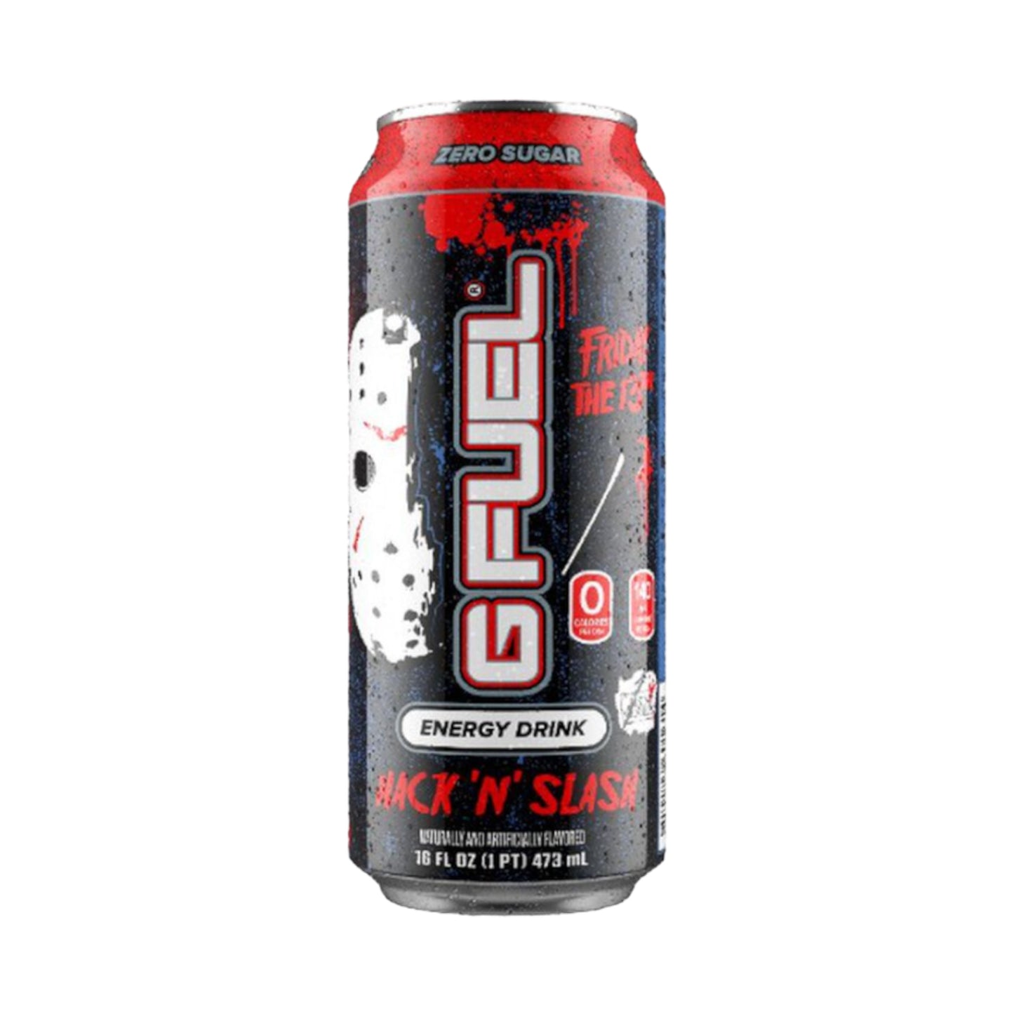 G FUEL - Friday The 13th Hack N' Slash Zero Sugar Energy Drink - 16fl.oz (473ml)