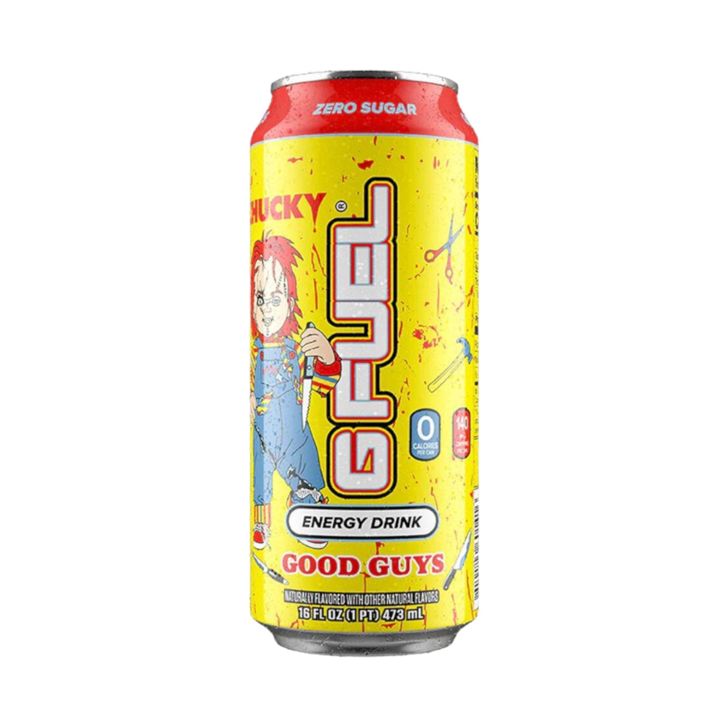 G FUEL - Chucky Good Guys (Best Friends Berry Flavour) Zero Sugar Energy Drink - 16fl.oz (473ml)