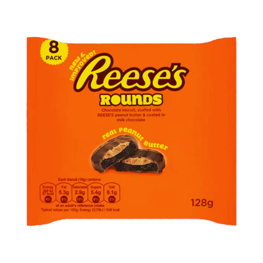 Reese's Peanut Butter Rounds 8-Pack - 128g