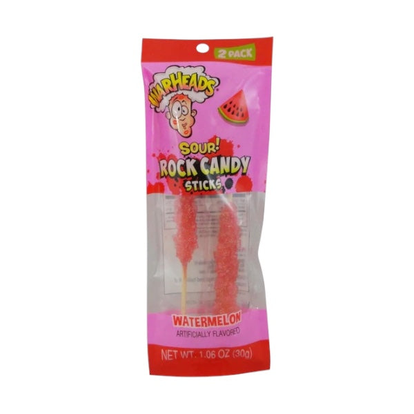 Warheads Sour Rock Candy Sticks Watermelon - 1.06oz (30g)