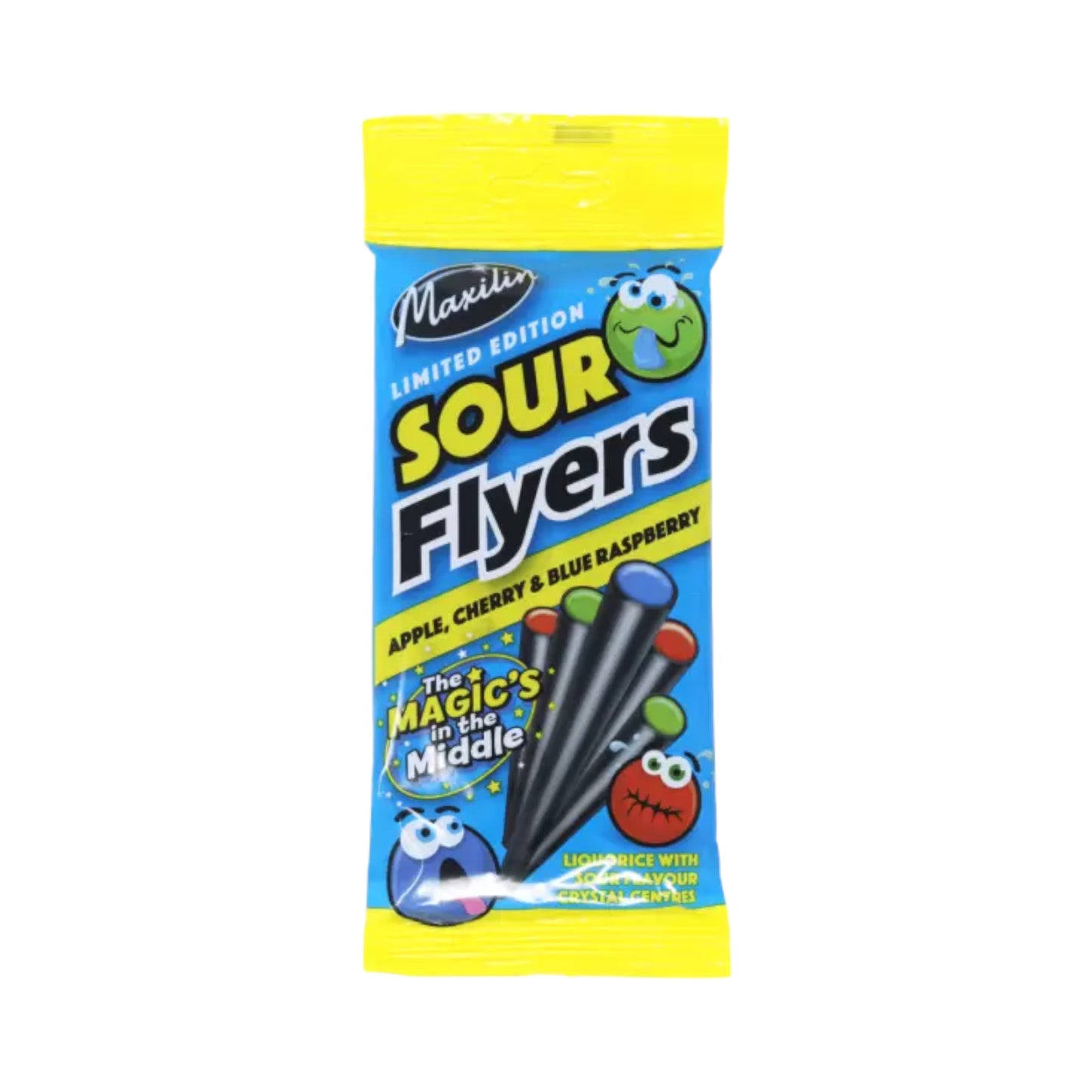 Maxilin Sour Liquorice Flyers - 75g