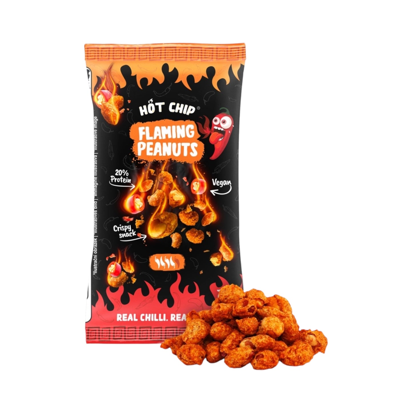 Hot Chip Peanuts Flaming - 70g