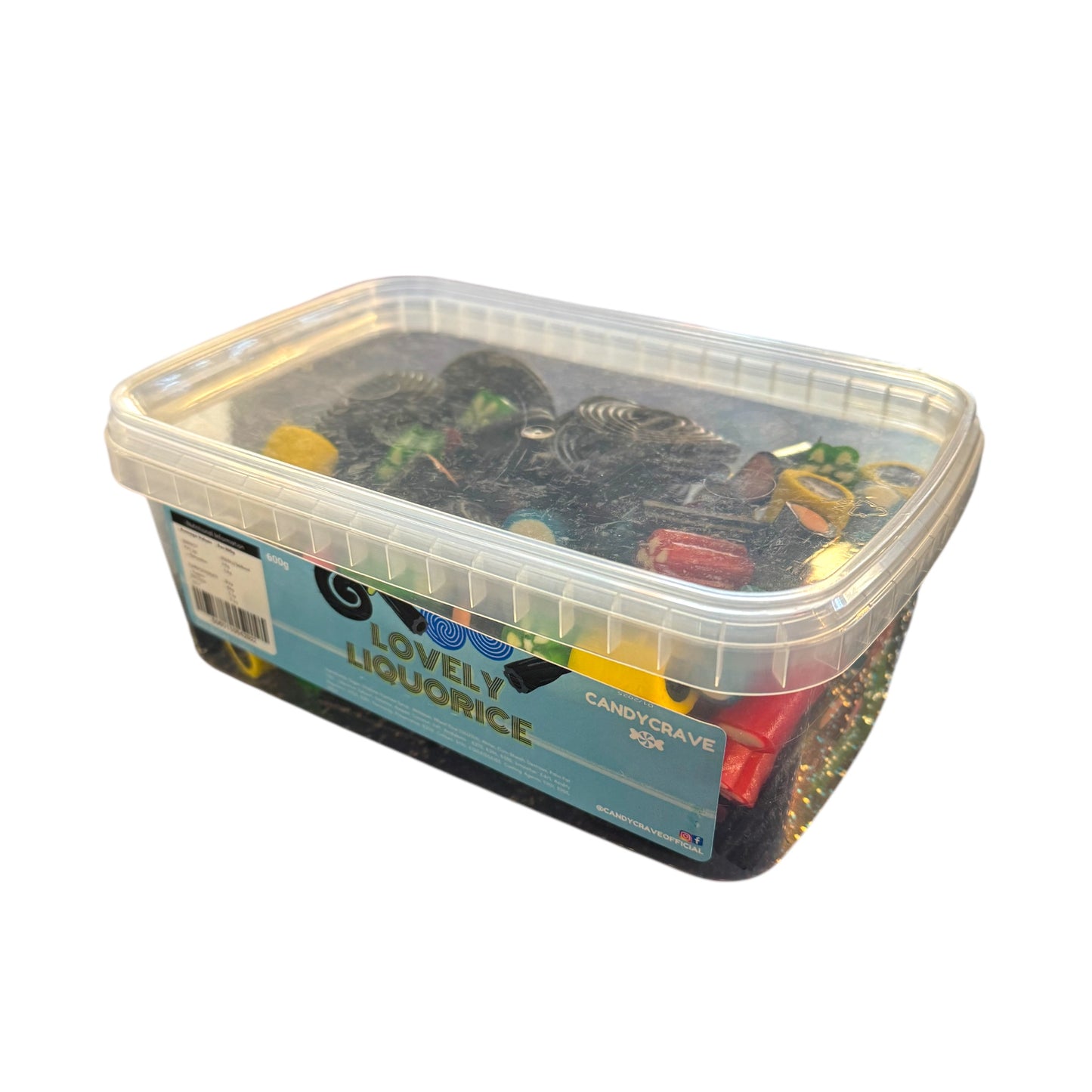 Candycrave Lovely Liquorice Tub - 600g