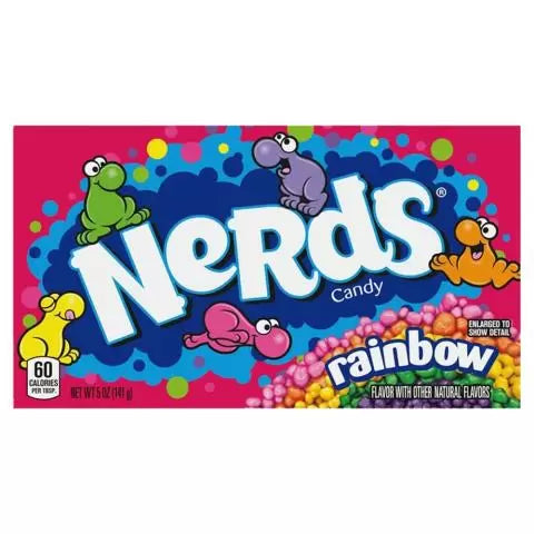 Rainbow Nerds - 5oz (141g) - Theatre Box