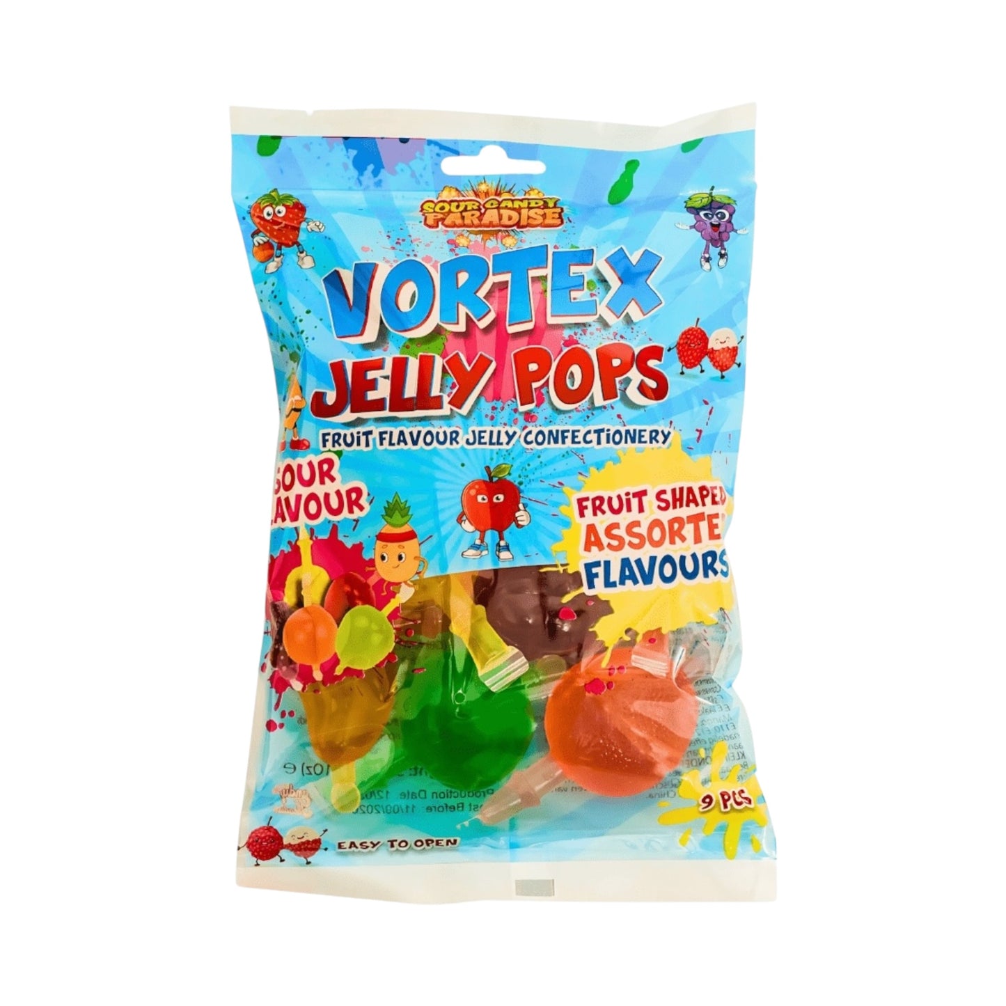 Candy Paradise Vortex Jelly Pops Sour - 315g