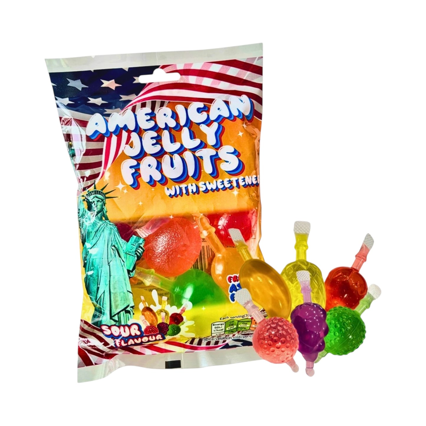 American Jelly Fruits Sour - 280g