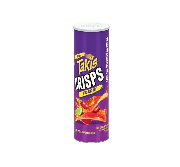 Takis Fuego Canisters Crisps 5.5oz (155.92g)