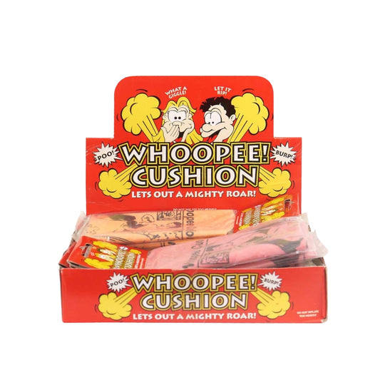 WHOOPEE CUSHION 16.5CM 4 ASSORTED COLS