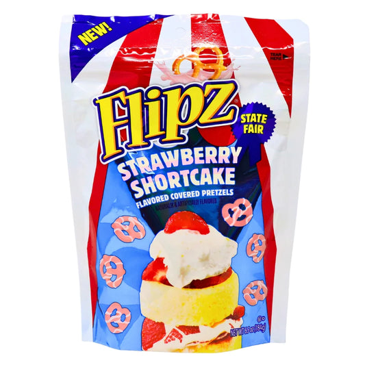 Flipz State Fair Strawberry Shortcake - 184g ** BBD JAN 2024 **