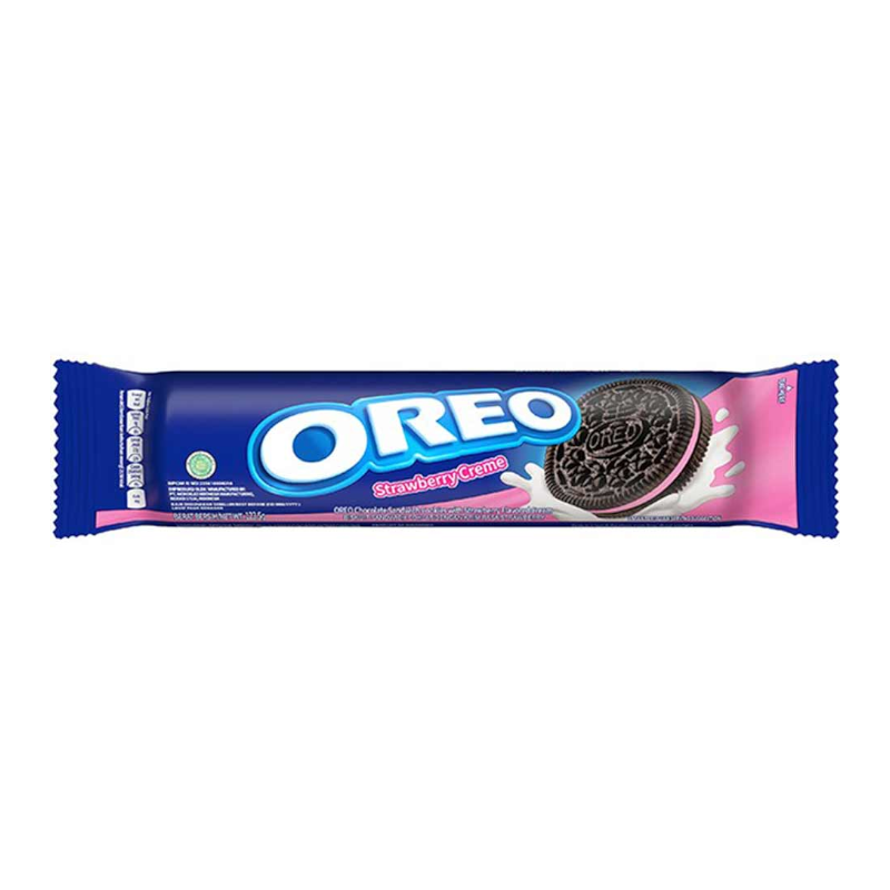 Oreo Strawberry Creme Cookies - 119.6g