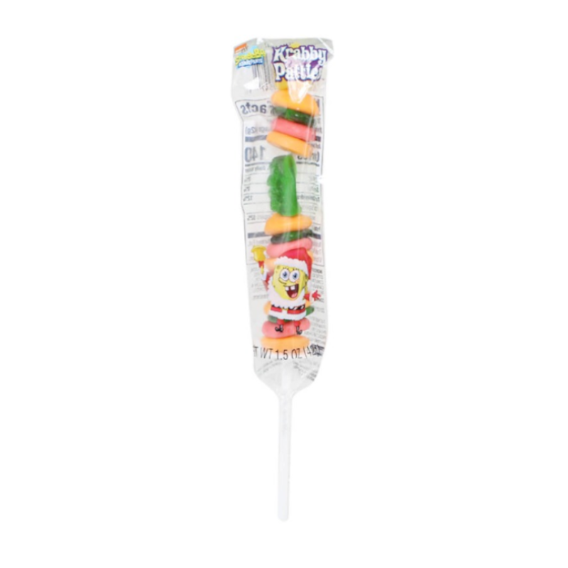 Spongebob Squarepants Gummy Krabby Patties Xmas Kebob - 1.48oz (42g)