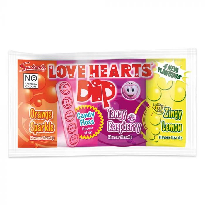 Swizzels Love Hearts Dip - 23g