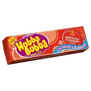 Hubba Bubba Bubble Gum Seriously Strawberry - 35g