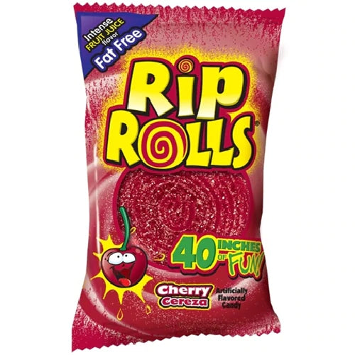 Rip Rolls Cherry - 1.4 Oz.