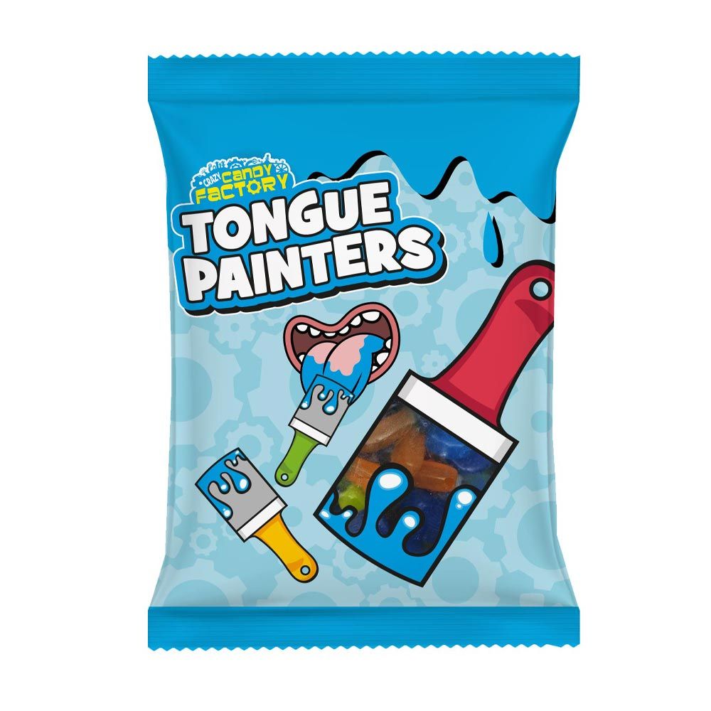 Crazy Candy Factory Tongue Painters Share Bag 170g