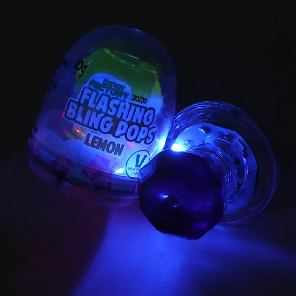 Crazy Candy Factory Flashing Bling Pops - 10g